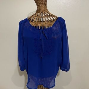 BLUE BLOUSE